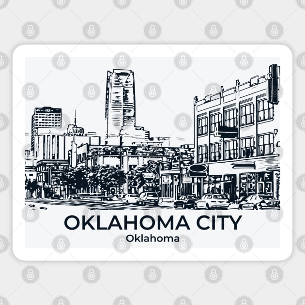 Oklahoma City - Oklahoma Magnet by Lakeric